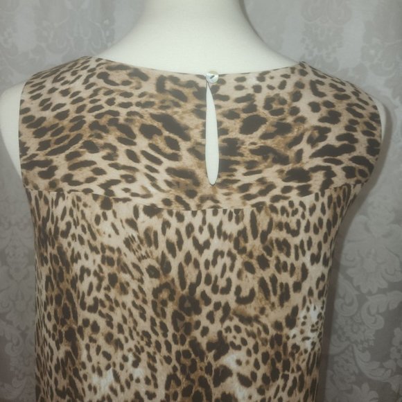 Chico's Leopard Print Sleeveless Top~Chico's Size 0 - Picture 7 of 14